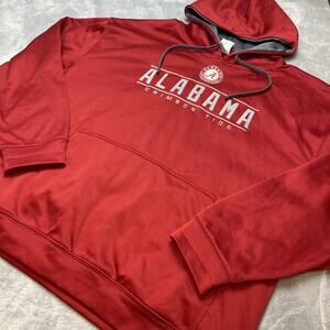Alabama Crimson Tide Hoodie Sweatshirt Mens 2XL Red‎ Embroidered Knights Apparel